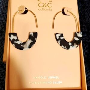 Earrings - 14k gold vermeil over sterling silver. C&C California